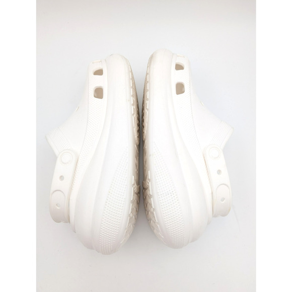 Crocs MEGA CRUSH CLOGS WHITE High Heel Platform Men's size US8 WOMEN'S US10 - Picture 12 of 14